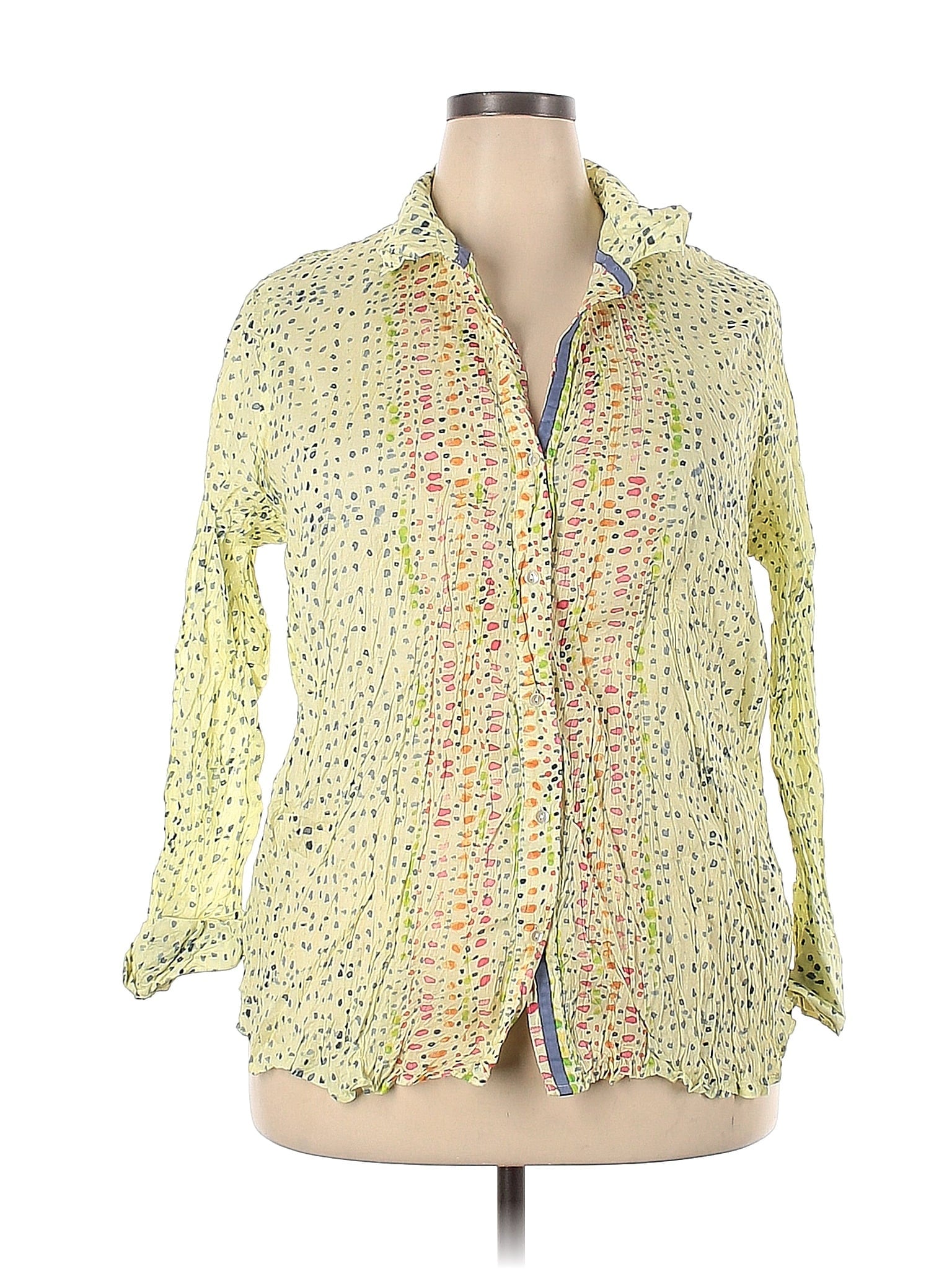 Long Sleeve Button Down Shirt size - 2X W
