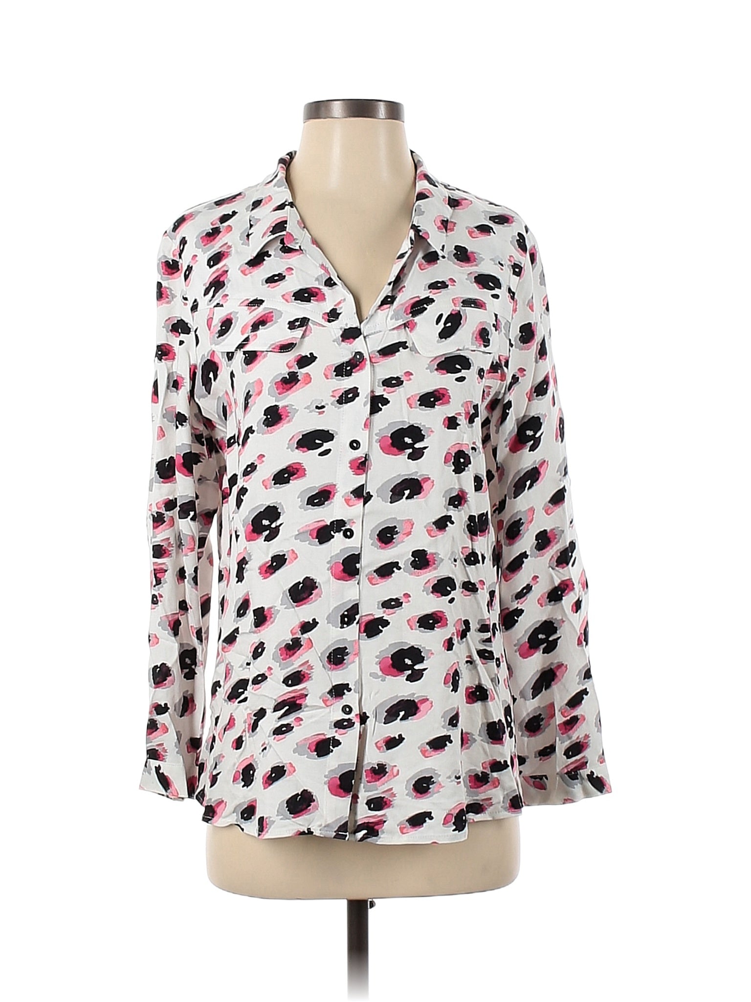 3/4 Sleeve Button Down Shirt size - S